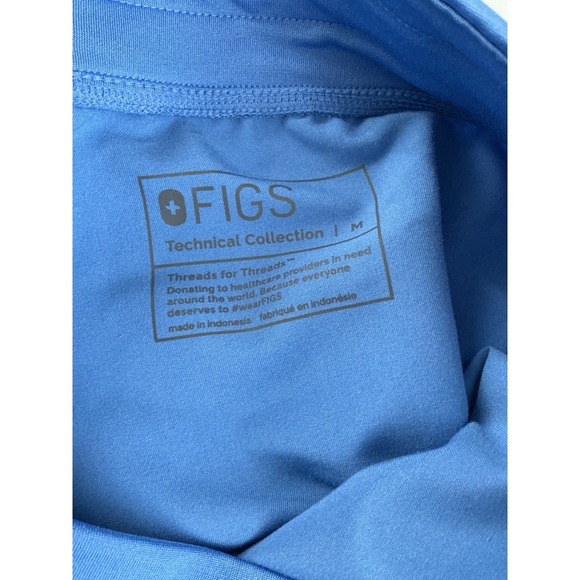 FIGS Zamora Jogger Scrub Pants - Women's Medium - Blue Comfortable Workwear - Picture 3 of 5